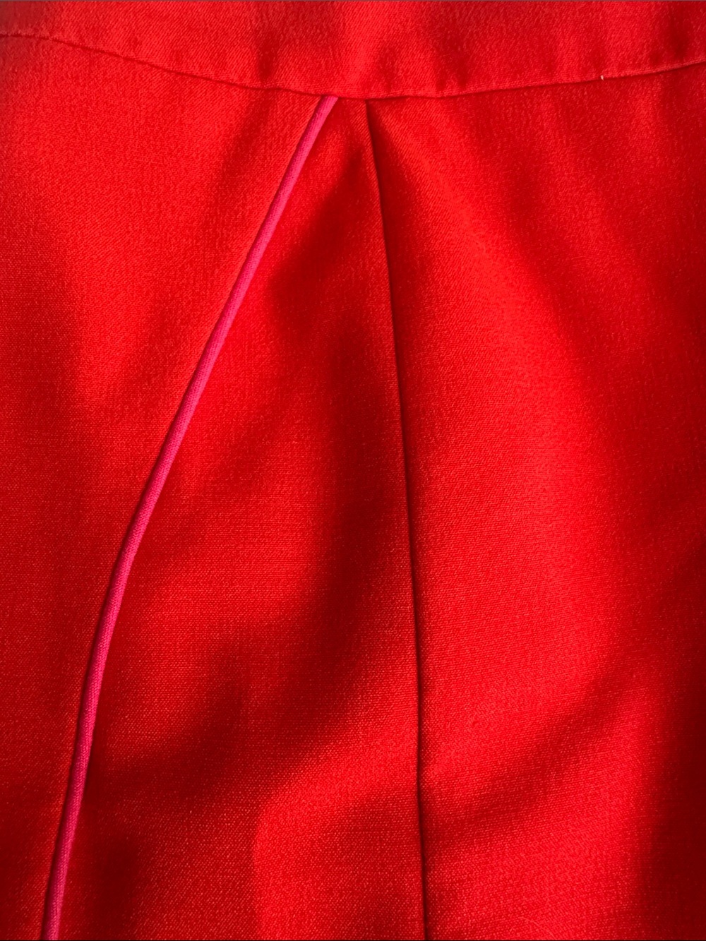 Gianni Bini Pencil Skirt with Pink Seam Detail